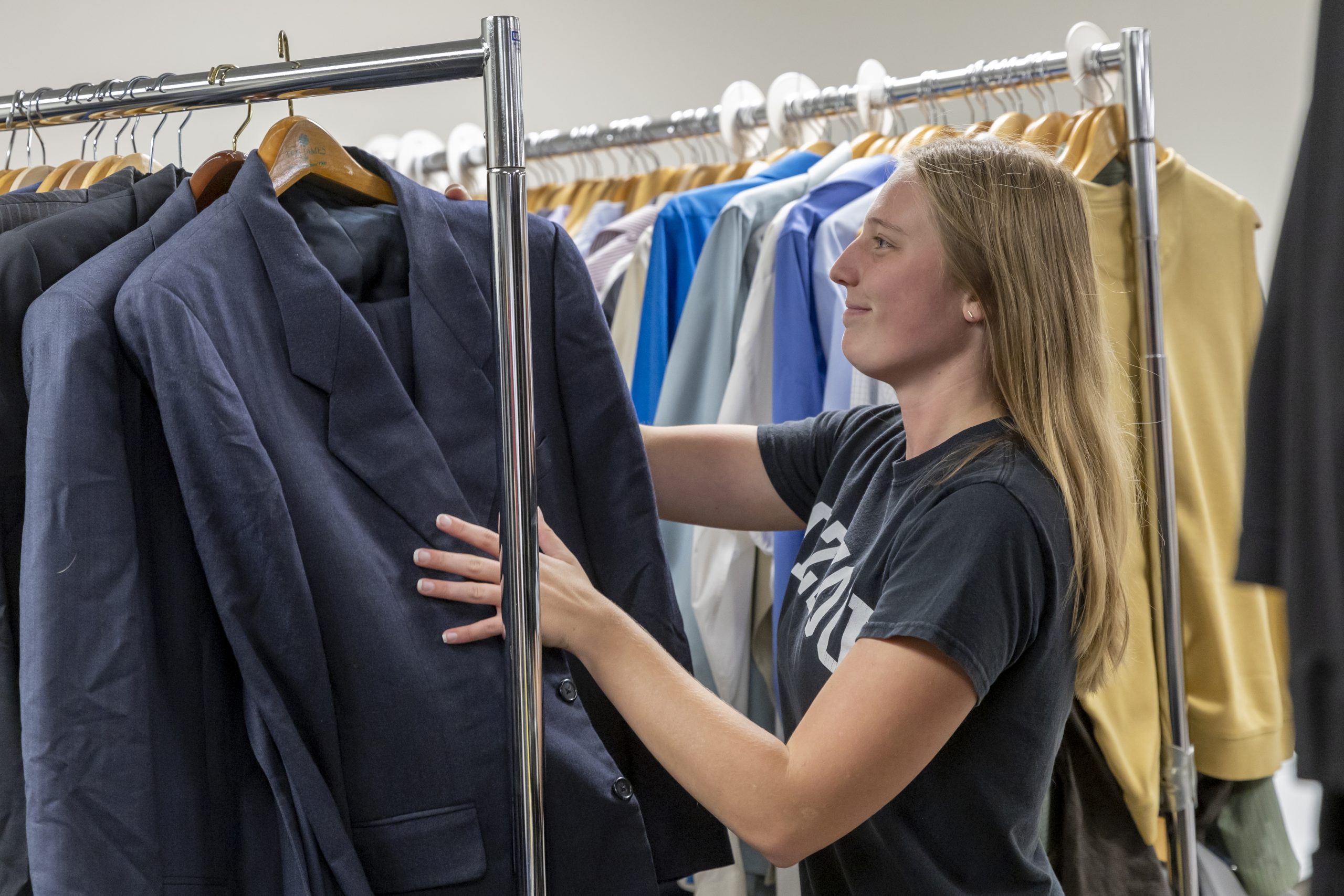 Students use the services at Truman's Closet
