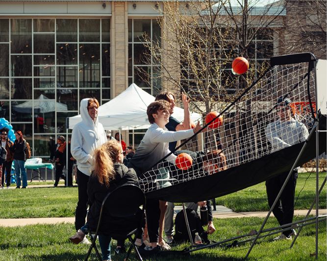 Students at CAPB event.